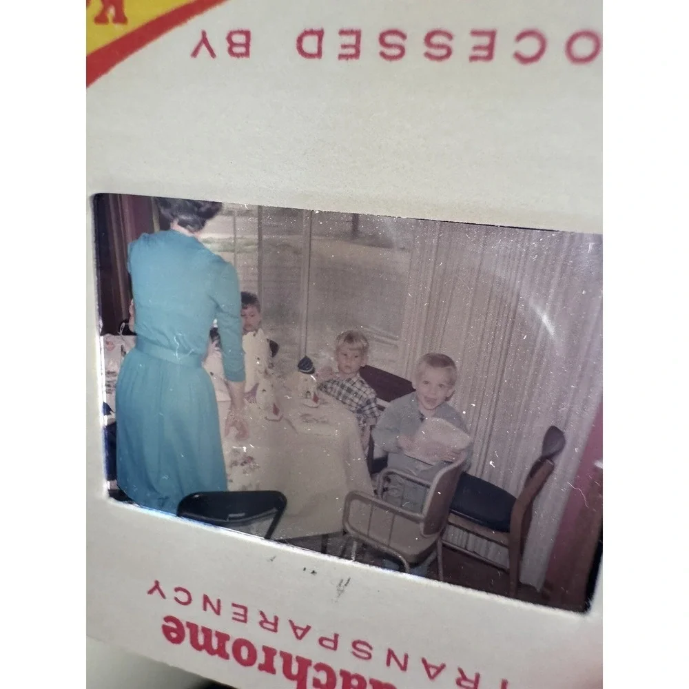 35mm Slides Family Birthday And Family Vintage Lot Of 5 From the 60s